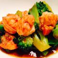 akateru's cooksnap of when they made エビとブロッコリーの炒め物.