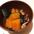 mェyuu's cooksnap of when they made 時短！カボチャと練り物の簡単煮物！.