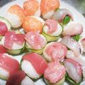 もぴめ's cooksnap of when they made お雛様❤お誕生日に♪簡単てまり寿司❤。。.