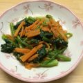 にゃんにゃんR's cooksnap of when they made ほうれん草と人参の胡麻和え.