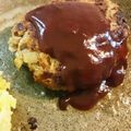 una、's cooksnap of when they made 手が汚れず簡単☆チーズインハンバーグ☆.