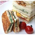 KENチャン's cooksnap of when they made 朝食に☆グリルドチーズwithベーコン☆.