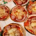 ぱにぱる's cooksnap of when they made 魚肉ソーセージ入りピザ.