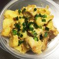 kakapooo's cooksnap of when they made 鶏むね肉のみそマヨ焼き　じゃがいも入り♪.