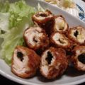 takerumama's cooksnap of when they made 激ウマ！大葉にんにく醤油で鶏ささみ巻揚げ.