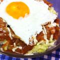 Katmy♫'s cooksnap of when they made 鶏モモ肉で簡単ロコモコ丼...♪*ﾟ.