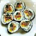 yg7777777's cooksnap of when they made 超簡単！恵方巻きに！韓国風のり巻き.
