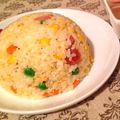 miho0612's cooksnap of when they made 簡単！パラパラ！ミックスチャーハン.
