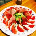 小翠翠's cooksnap of when they made トリコローレ(カプレーゼ & アボカド).