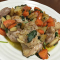 イヌチン's cooksnap of when they made 鶏肉のバジルとシソ炒め.