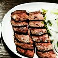 莉彩パパ's cooksnap of when they made 簡単♪フライパンでローストビーフ☆.