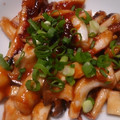YucchiーW's cooksnap of when they made いかとエリンギの酒蒸し忘我ダレ炒め.