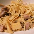 ホタミワ's cooksnap of when they made 筍と鶏もも肉の和風パスタ.