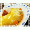 の。あ、's cooksnap of when they made ゆかりご飯の☆和風あんかけオムライス☆.