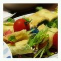 の。あ、's cooksnap of when they made 激安オシャレ水菜のサラダ♪♪.