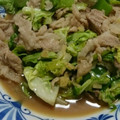 クックLH7A86☆'s cooksnap of when they made 豚コマとキャベツのオイスター炒め.