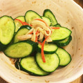 いっこJJ's cooksnap of when they made きゅうりとカニカマの酢の物.