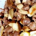 くぅﾁｬﾝ♪'s cooksnap of when they made 砂肝とエリンギのレモン炒め.