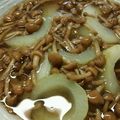 ソルトティ's cooksnap of when they made 加賀太きゅうりとなめこの冷鉢.