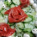 しゅろくま's cooksnap of when they made サーモンとモッツァレラチーズのサラダ.