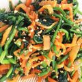 グランティラノス's cooksnap of when they made ほうれん草のピーナッツ和え☆.