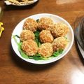 ムム助's cooksnap of when they made 揚げない☆キヌアのリゾットボール！.