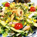 whochan's cooksnap of when they made 野菜色々☆サラダうどん.