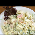 ガッチャン5's cooksnap of when they made ｶﾘﾌﾗﾜｰとゆで卵のｻﾗﾀﾞ.