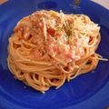 リーヴァ's cooksnap of when they made * 贅沢！カニ蟹トマトクリームパスタ *.