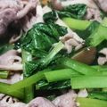 hitomiria's cooksnap of when they made 簡単☆豚と小松菜のサッパリ和え.