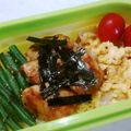 涼ママらぐまん's cooksnap of when they made ☆３色丼鶏の照り焼きのせ☆お弁当0420.