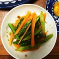 emiB's cooksnap of when they made アスパラと人参のナムル.
