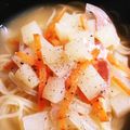 料理は楽しいね〜65's cooksnap of when they made 簡単☆スープパスタ.