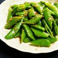 エミリーソーン's cooksnap of when they made スナップエンドウの胡麻和え.