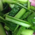 okomeokome's cooksnap of when they made 切って揉むだけ！カブの葉ナムル♪.