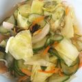 もっちぃ｡'s cooksnap of when they made きゅうりと春キャベ新玉の酢の物☆.