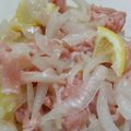 トトロ１００６'s cooksnap of when they made ファミコレ♪すぐ出来る生ハムマリネ.