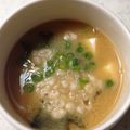 ♪☆山村さん☆♪'s cooksnap of when they made 我が家の味噌汁♡豆腐とわかめと揚げ玉.