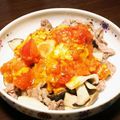 riorin♡'s cooksnap of when they made 簡単美味！豚肉とエリンギのトマ玉あんかけ.