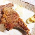 SWISSMIS's cooksnap of when they made 表面サクッとハーブの香るラムステーキ.