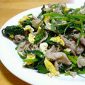 はなっぺ。's cooksnap of when they made ほうれん草と豚肉の炒め物.
