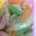 mmmm123's cooksnap of when they made ベーコンとスナップエンドウと野菜炒め.
