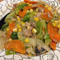 レッドタビー's cooksnap of when they made さばの水煮缶ときゃべつの中華丼.