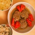 ハクさん。's cooksnap of when they made 簡単☆お肉ふわふわの煮込みハンバーグ.