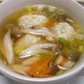 yoshiyurip's cooksnap of when they made 柚子胡椒入り鶏団子スープ♪.