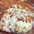 ぞつとぞつ美's cooksnap of when they made ゆかり天かす鰹節めんつゆ おにぎり.