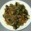 ぶーちゃんぶたぶた's cooksnap of when they made 豚ひき肉の茄子とピーマンの甘辛炒め♪.