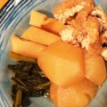 まリﾁｬﾝ's cooksnap of when they made 蕪と揚げの煮物.