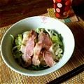 mahochan1's cooksnap of when they made ジェノベーゼ風うどん.