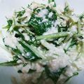 sakipuuu's cooksnap of when they made 簡単！豆腐＆水菜のマヨポンわさび和え♡.
